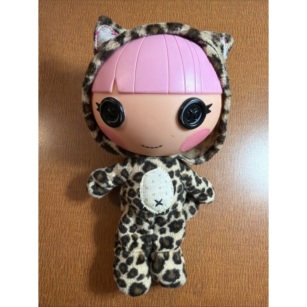 RARE 2011 Lalaloopsy Littles Cheetah Print Whiskers Lions Roar Kat's Sister 7"